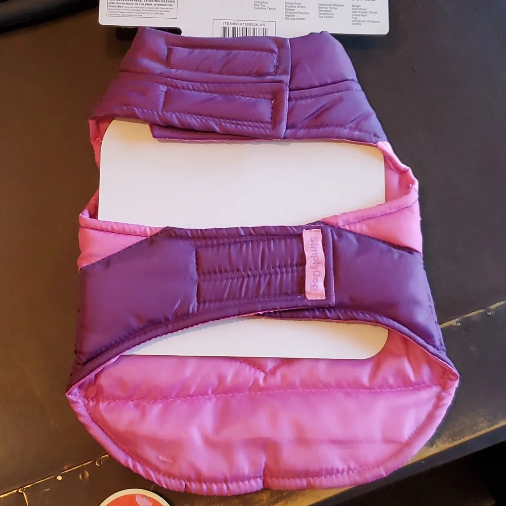 NEW Dog jacket size XS